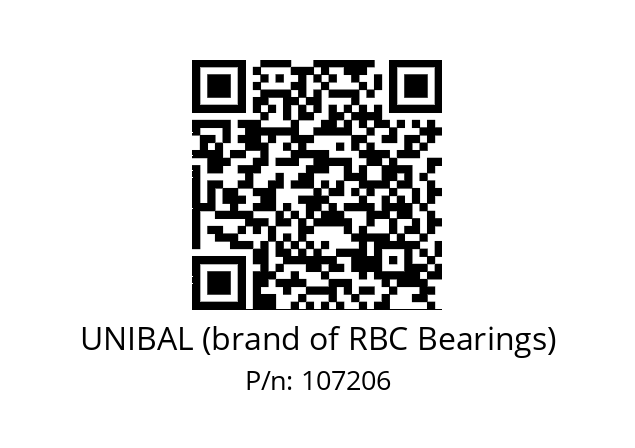   UNIBAL (brand of RBC Bearings) 107206