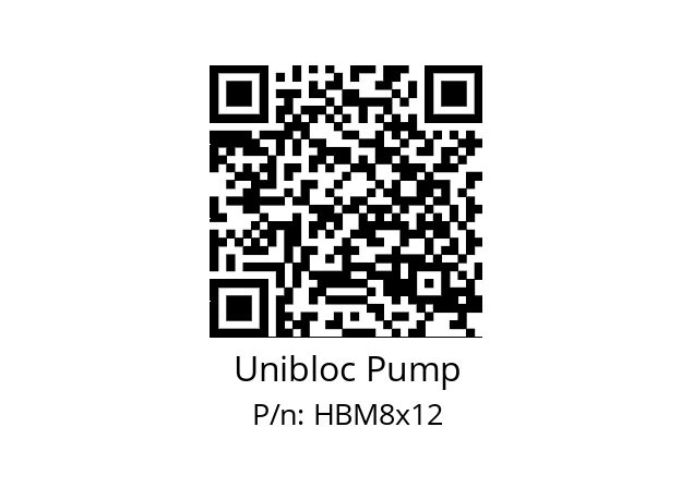   Unibloc Pump HBM8x12