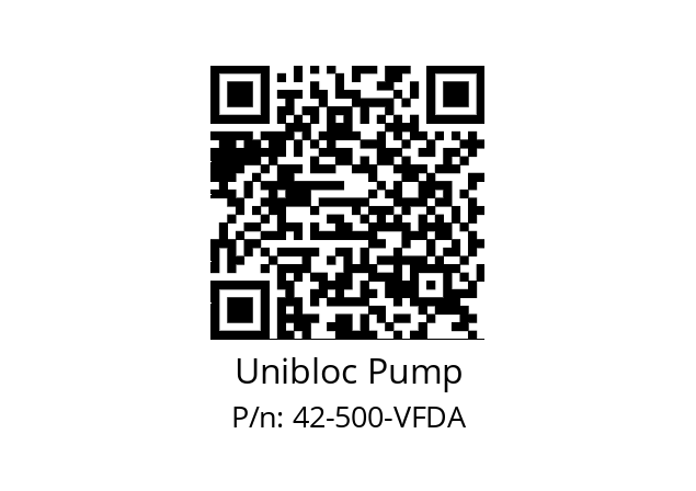   Unibloc Pump 42-500-VFDA