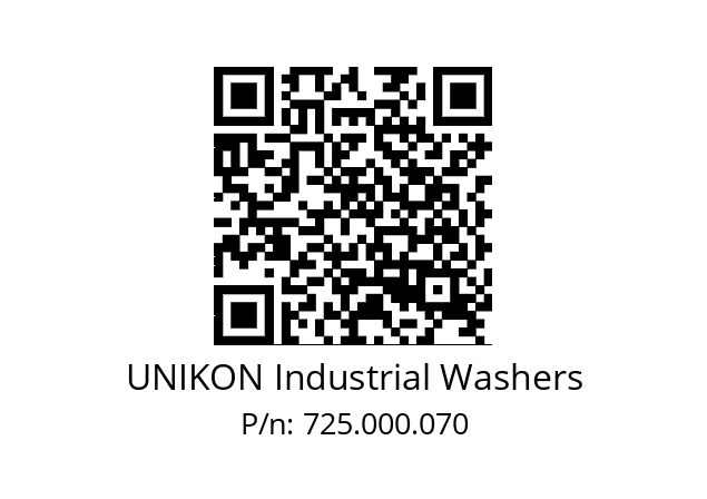   UNIKON Industrial Washers 725.000.070