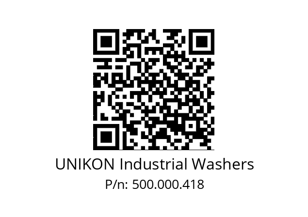   UNIKON Industrial Washers 500.000.418