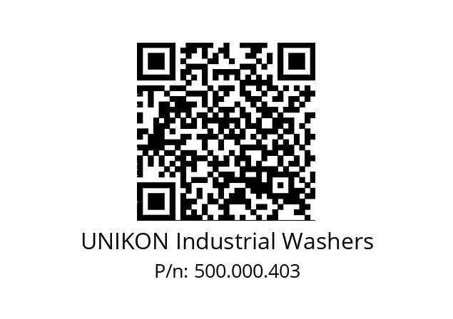   UNIKON Industrial Washers 500.000.403