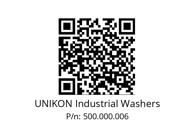   UNIKON Industrial Washers 500.000.006