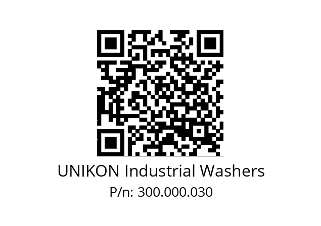   UNIKON Industrial Washers 300.000.030