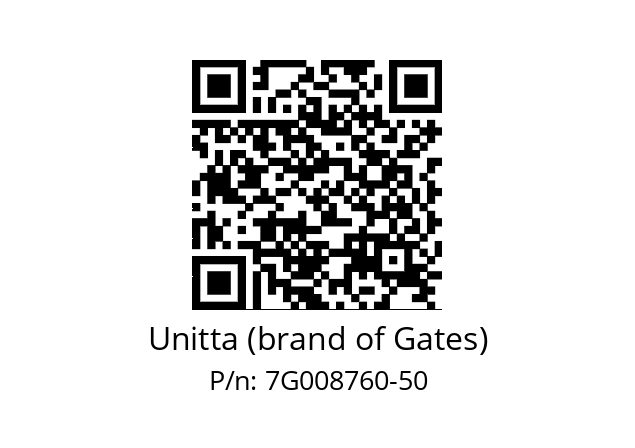   Unitta (brand of Gates) 7G008760-50