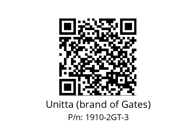   Unitta (brand of Gates) 1910-2GT-3