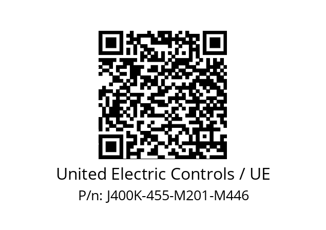   United Electric Controls / UE J400K-455-M201-M446