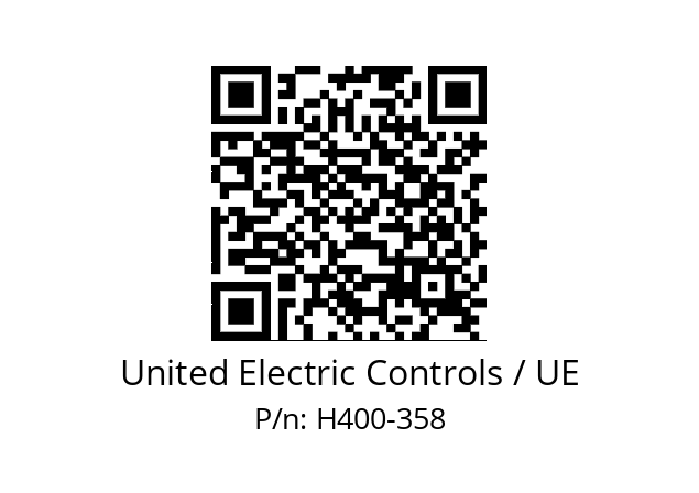   United Electric Controls / UE H400-358