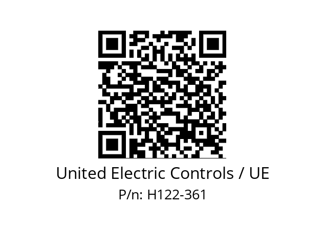   United Electric Controls / UE H122-361