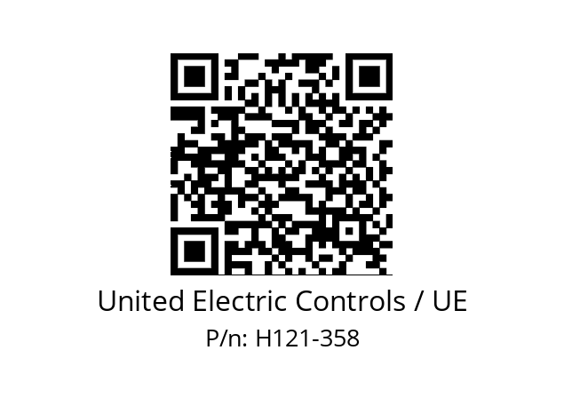   United Electric Controls / UE H121-358