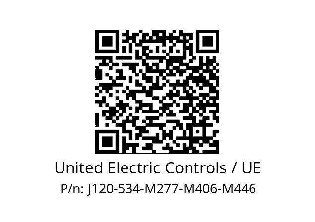   United Electric Controls / UE J120-534-M277-M406-M446