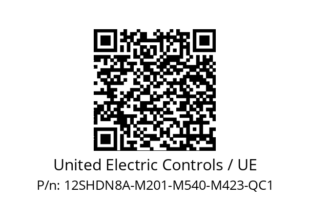   United Electric Controls / UE 12SHDN8A-M201-M540-M423-QC1