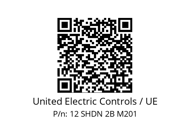   United Electric Controls / UE 12 SHDN 2B M201