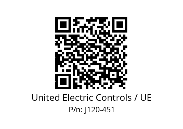   United Electric Controls / UE J120-451