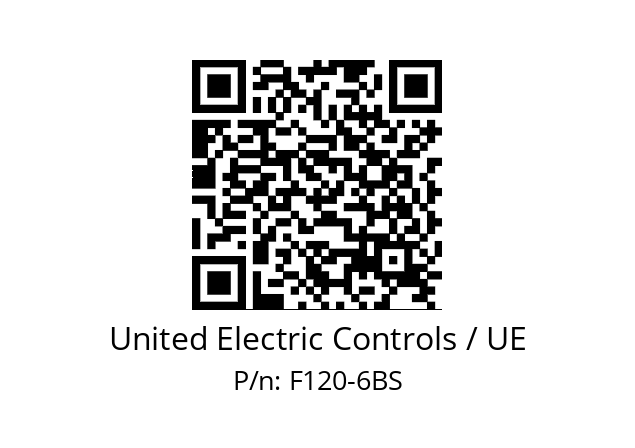   United Electric Controls / UE F120-6BS