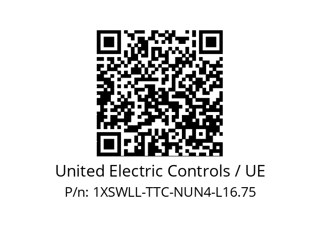   United Electric Controls / UE 1XSWLL-TTC-NUN4-L16.75