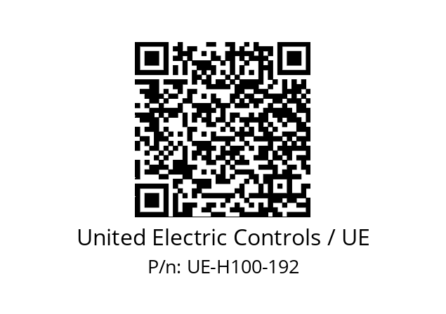   United Electric Controls / UE UE-H100-192