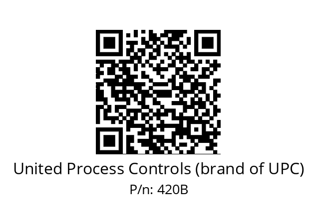   United Process Controls (brand of UPC) 420B