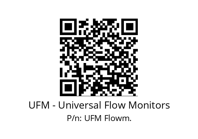   UFM - Universal Flow Monitors UFM Flowm.