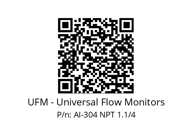   UFM - Universal Flow Monitors AI-304 NPT 1.1/4