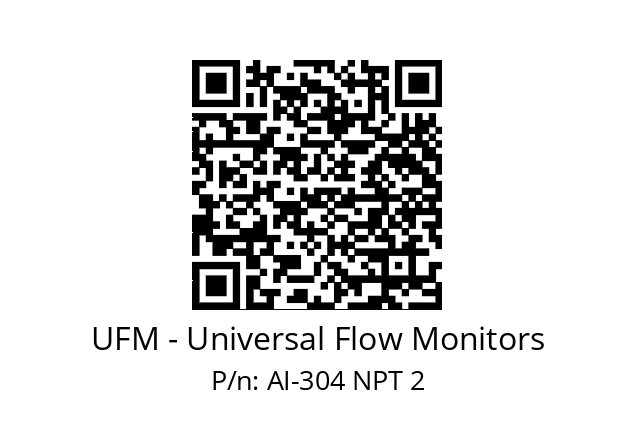   UFM - Universal Flow Monitors AI-304 NPT 2