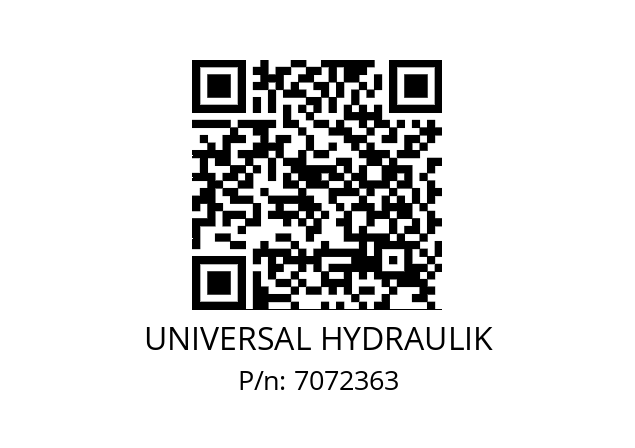   UNIVERSAL HYDRAULIK 7072363