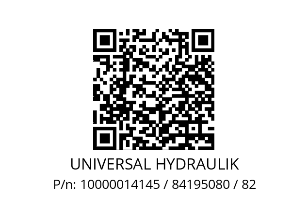   UNIVERSAL HYDRAULIK 10000014145 / 84195080 / 82