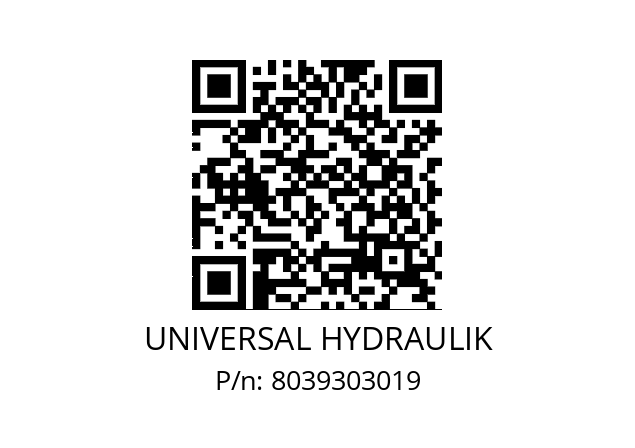   UNIVERSAL HYDRAULIK 8039303019