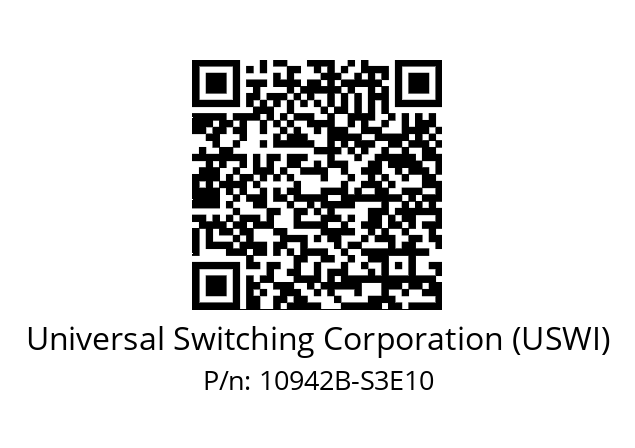   Universal Switching Corporation (USWI) 10942B-S3E10