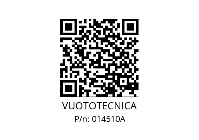   VUOTOTECNICA 014510A