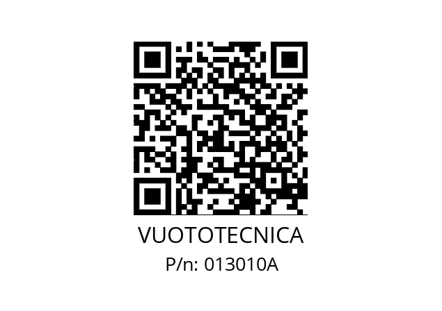   VUOTOTECNICA 013010A