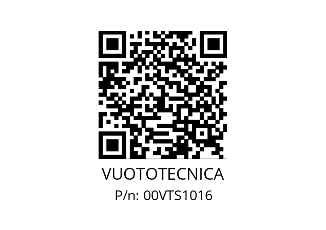   VUOTOTECNICA 00VTS1016