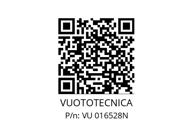   VUOTOTECNICA VU 016528N