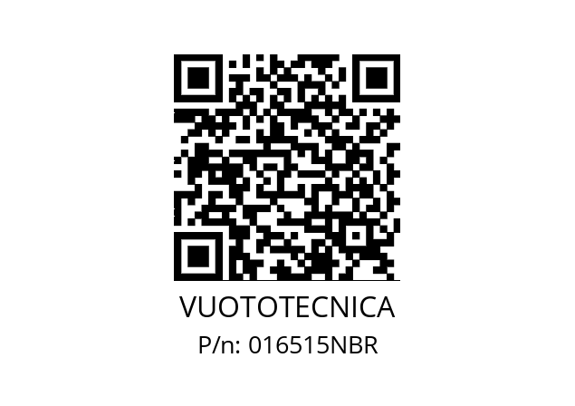   VUOTOTECNICA 016515NBR