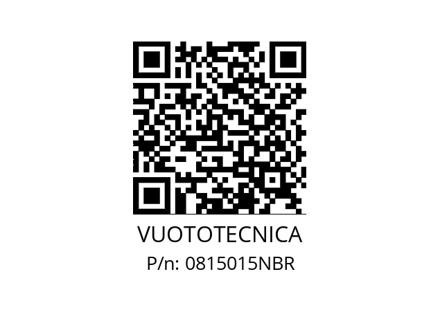   VUOTOTECNICA 0815015NBR