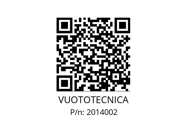   VUOTOTECNICA 2014002