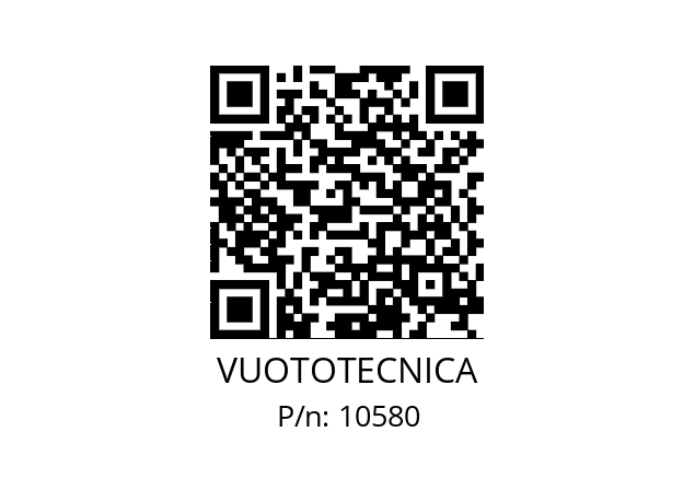   VUOTOTECNICA 10580