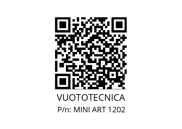   VUOTOTECNICA MINI ART 1202