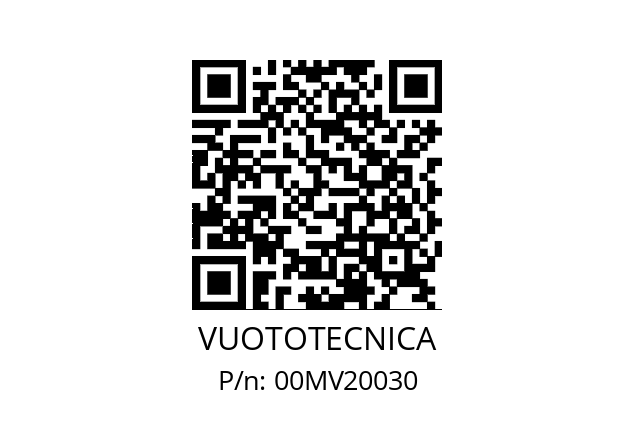   VUOTOTECNICA 00MV20030