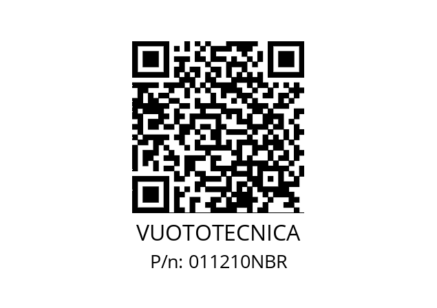   VUOTOTECNICA 011210NBR