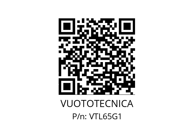   VUOTOTECNICA VTL65G1