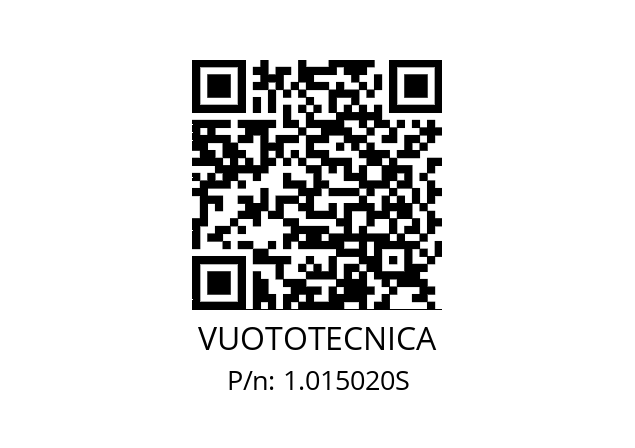   VUOTOTECNICA 1.015020S