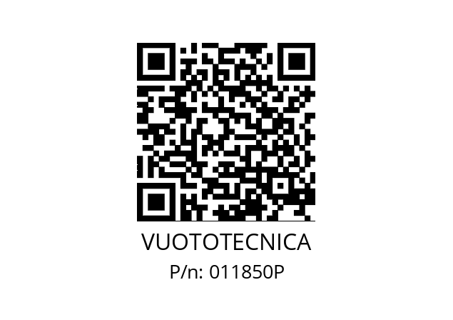   VUOTOTECNICA 011850P