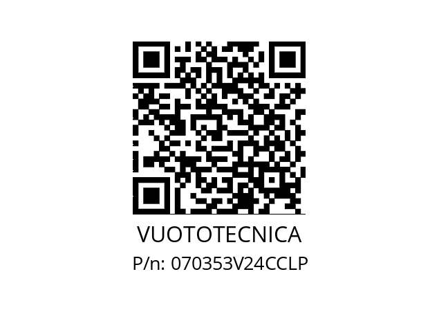   VUOTOTECNICA 070353V24CCLP