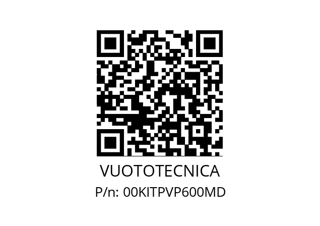   VUOTOTECNICA 00KITPVP600MD