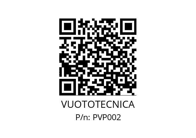   VUOTOTECNICA PVP002