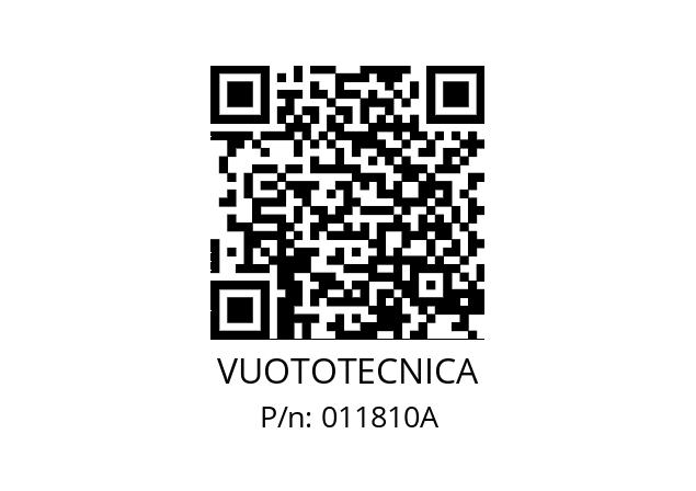   VUOTOTECNICA 011810A