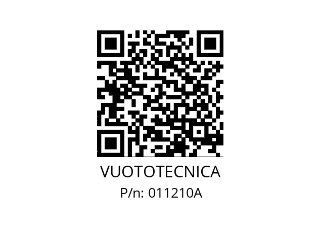   VUOTOTECNICA 011210A