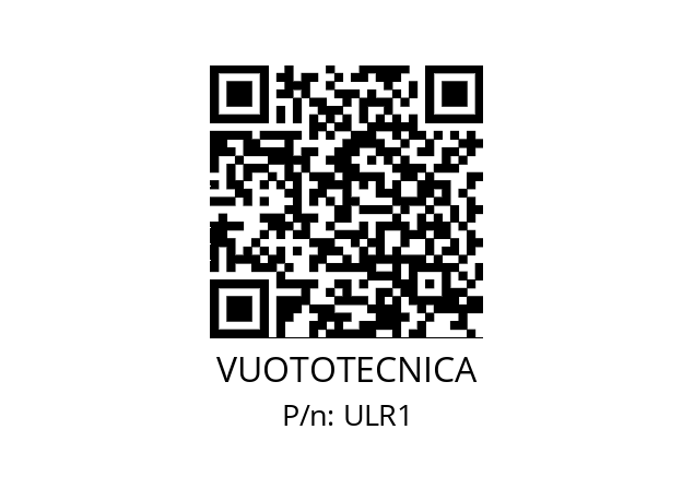   VUOTOTECNICA ULR1