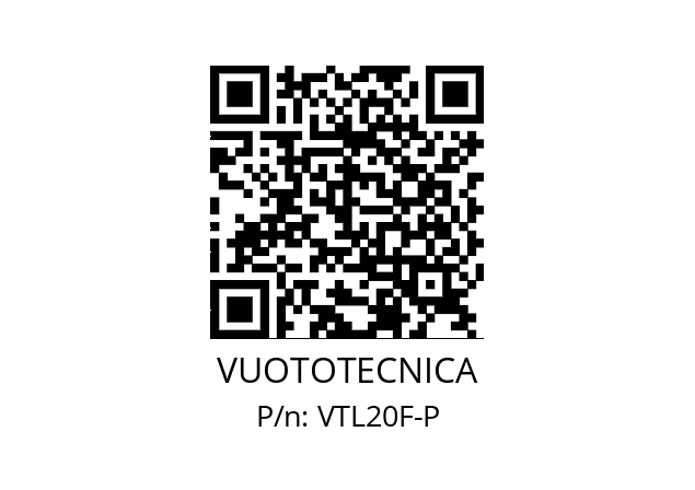   VUOTOTECNICA VTL20F-P